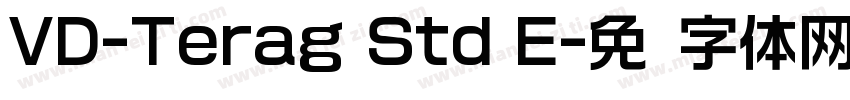 VD-Terag Std E字体转换